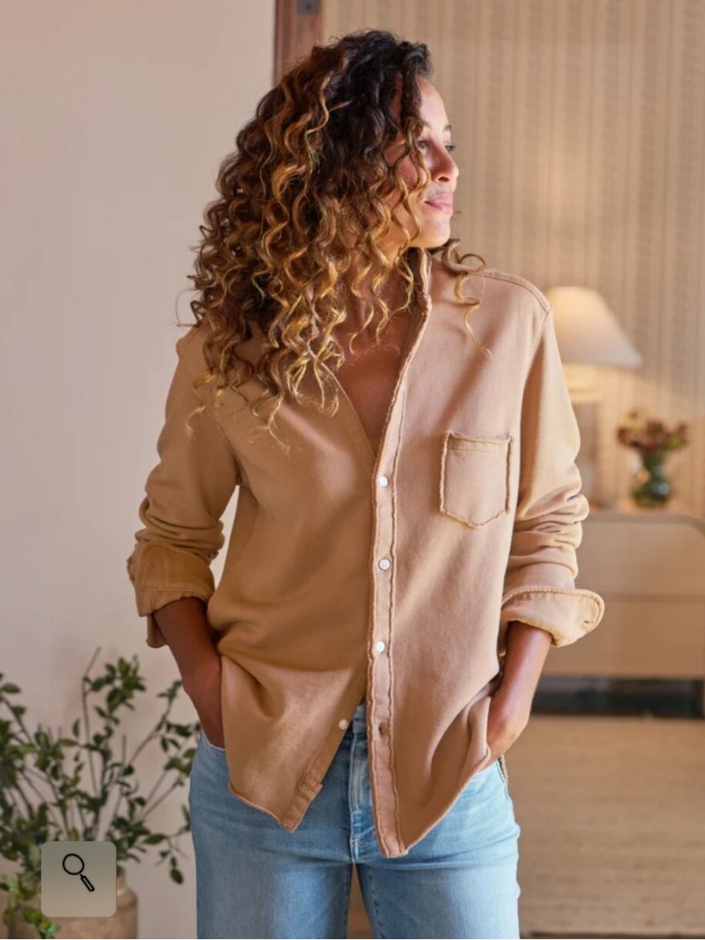 Frank & Eileen Sweatshirt Button Up
